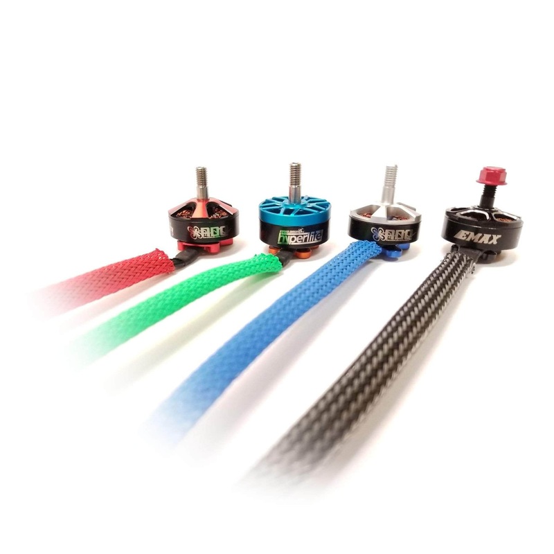 WREKD 3/8” x 2ft. Braided Mesh Wire Wrap for ESC and Motor Wires