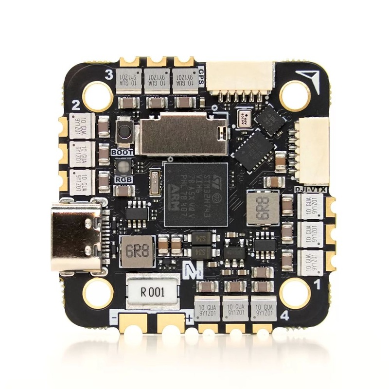 MicoAir H743 V2 AIO 45A AM32 2-6S Flight Controller & ESC – 2525mm