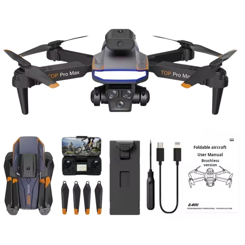 P18 Drone 4K 5G GPS Triple Camera, Optical Flow Positioning, Obstacle Avoidance, Intelligent Following