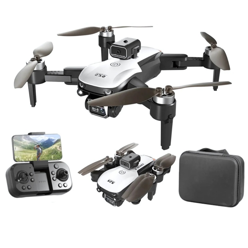 S2S 8K HD Drone with Obstacle Avoidance, EIS Stabilization, 120 Wide-Angle, Foldable, Gesture, App Control, 360 Roll, Storage Bag Included
