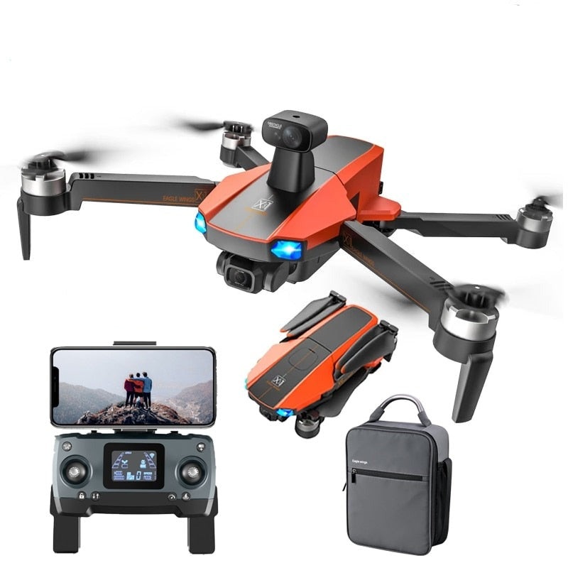 X22 Drone 6K Dual HD Camera, GPS Positioning 3-Axis Gimbal