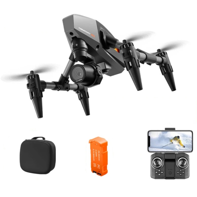 XD1 Mini Drone 4K Dual Camera, Optical Flow, WiFi FPV, Altitude Hold, 360 Flips, Headless Mode, Portable