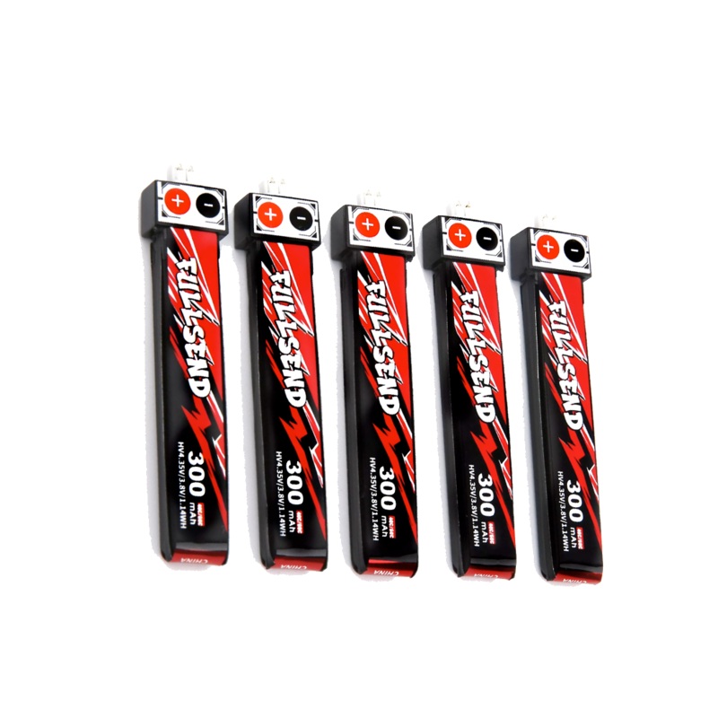 Fullsend 1S HV 300mAh 40C Battery – 5pcs
