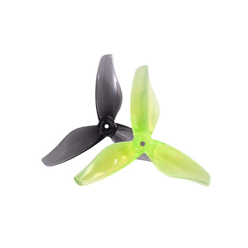 Gemfan Hurricane 2023S-3 / 2″ Tri-Blade Micro/Whoop FPV Drone Props for 1.5mm Single-hole Shaft (8 Pack) – Choose Color