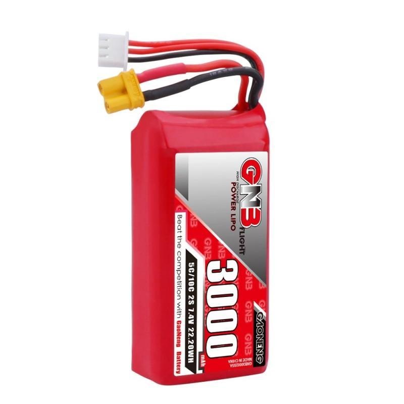 GNB 7.4V 2S 3000MAH JUMPER T16/T18 & RADIOMASTER TX16S COMPATIBLE LIPO BATTERY – XT30