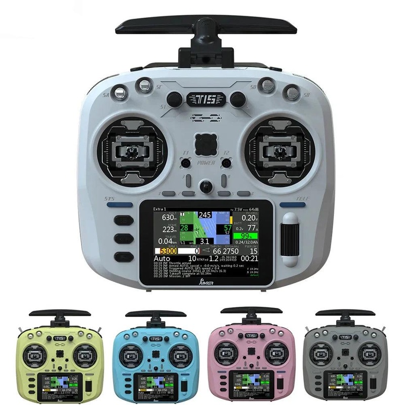 Jumper T15 ELRS 2.4GHz Radio Transmitter w/ 3.5″ Touchscreen + Hall Gimbals – Choose Color