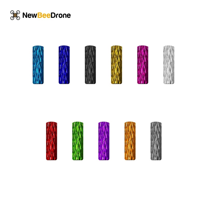 M2 Standoff, Knurled – Choose Length, Color