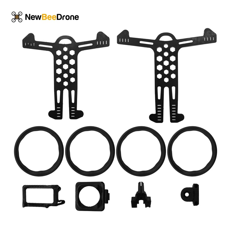 NewBeeDrone CineMah 3D Printed Accessories  – GoPro Mounts, Ducts, Etc.