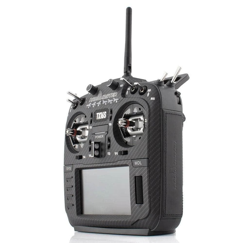RadioMaster TX16S MKII Max EdgeTX RC Transmitter w/ AG01 Hall Gimbals – Black / ELRS 2.4GHz