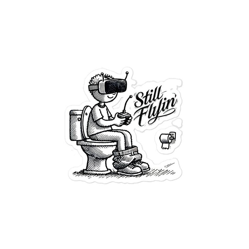 Still Flying Sticker