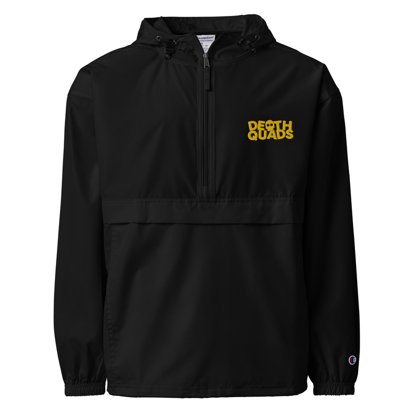 The “DEATHQUADS” Logo Windbreaker by Death Quads