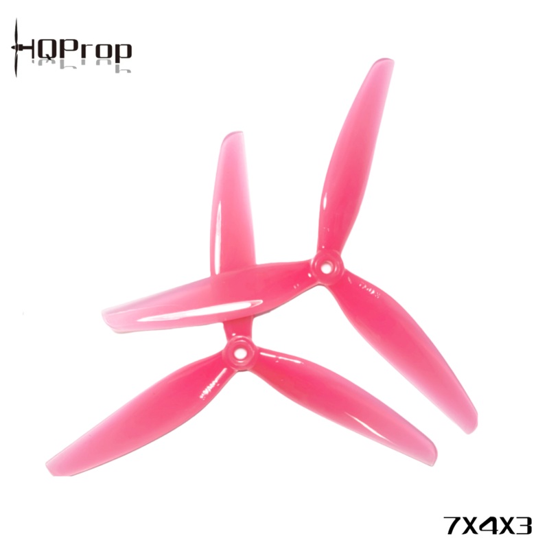 HQ Prop 7X4X3 – Pink (2CW+2CCW)-Poly Carbonate (Street League Approved)