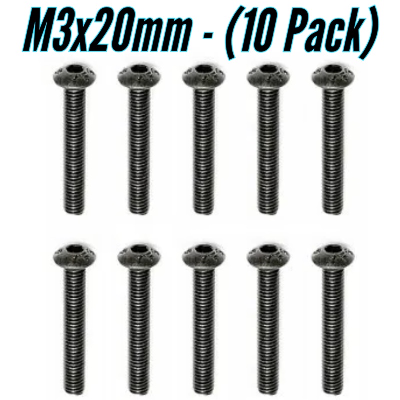 M320mm Button Head Screws – (10 Pack)