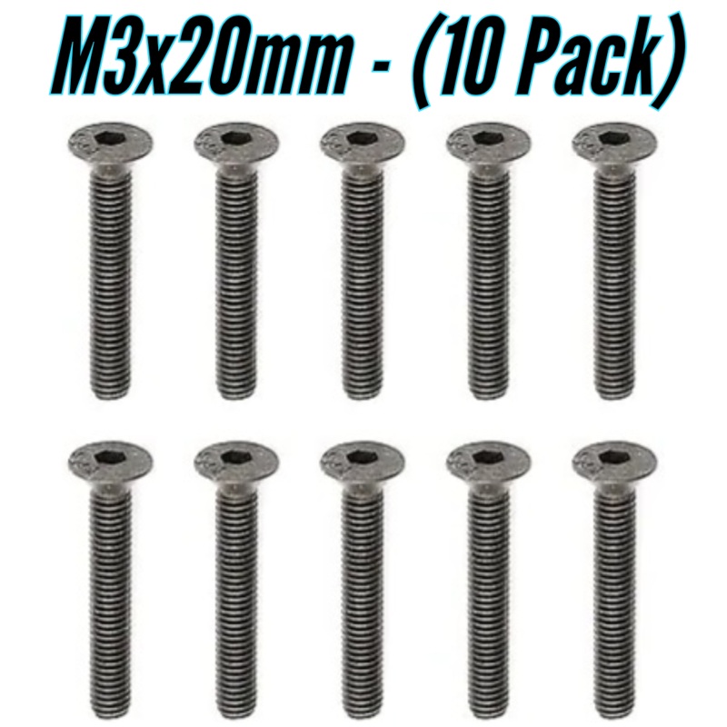 M320mm Flat Head Screws – (10 Pack)