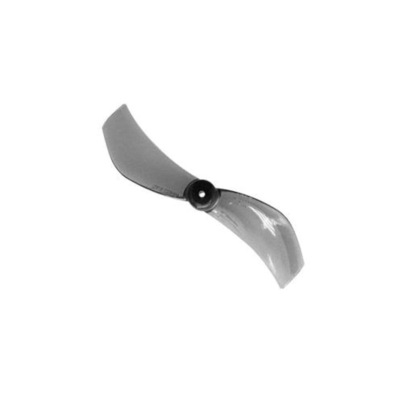 Gemfan 40mm 1610-2 / 1.5″ Bi-Blade Micro/Whoop FPV Drone Props for 1.5mm Shaft (8 Pack) – Clear Gray