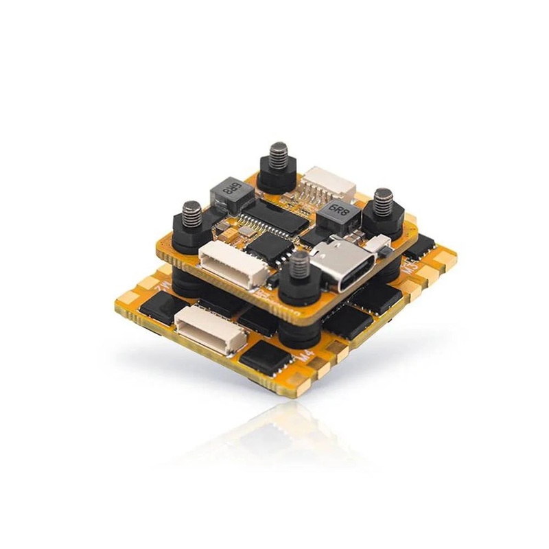 (PRE-ORDER) Flycolor CrustCore Stack – F7 FC + 60A 3-6S BLHeli_32/AM32 4-in-1 ESC – ICM42688 – 20x20mm