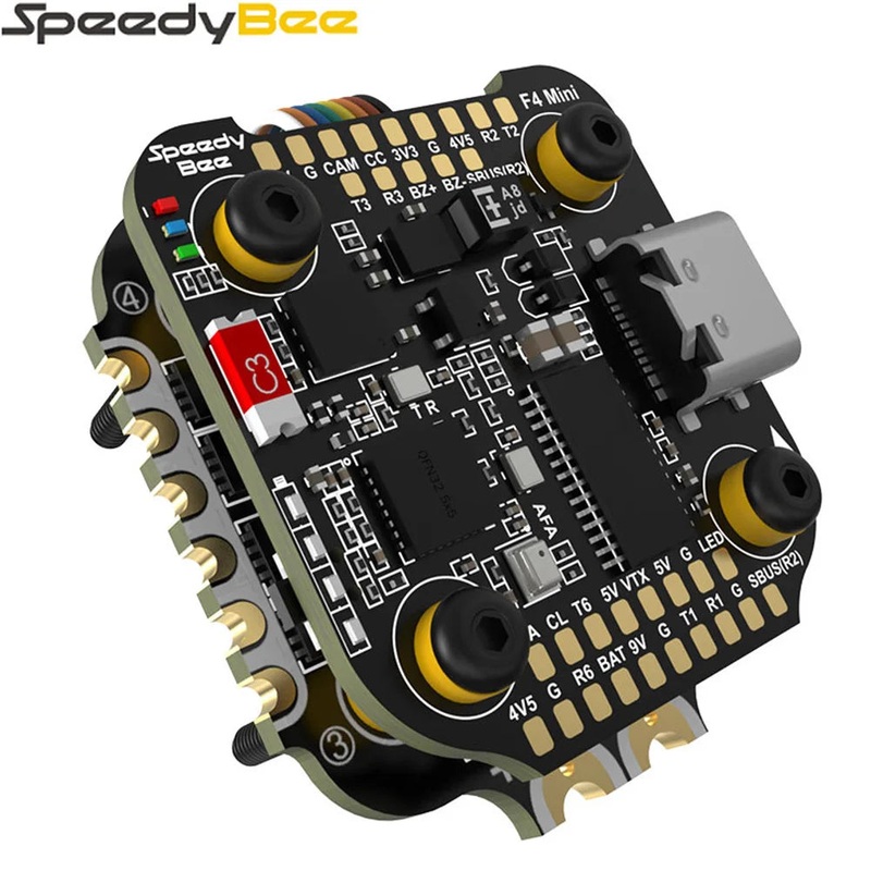 SpeedyBee F405 Mini Flight Controller With BLS 35A Mini V2 20×20 4-in-1 ESC for RC FPV Racing Drone