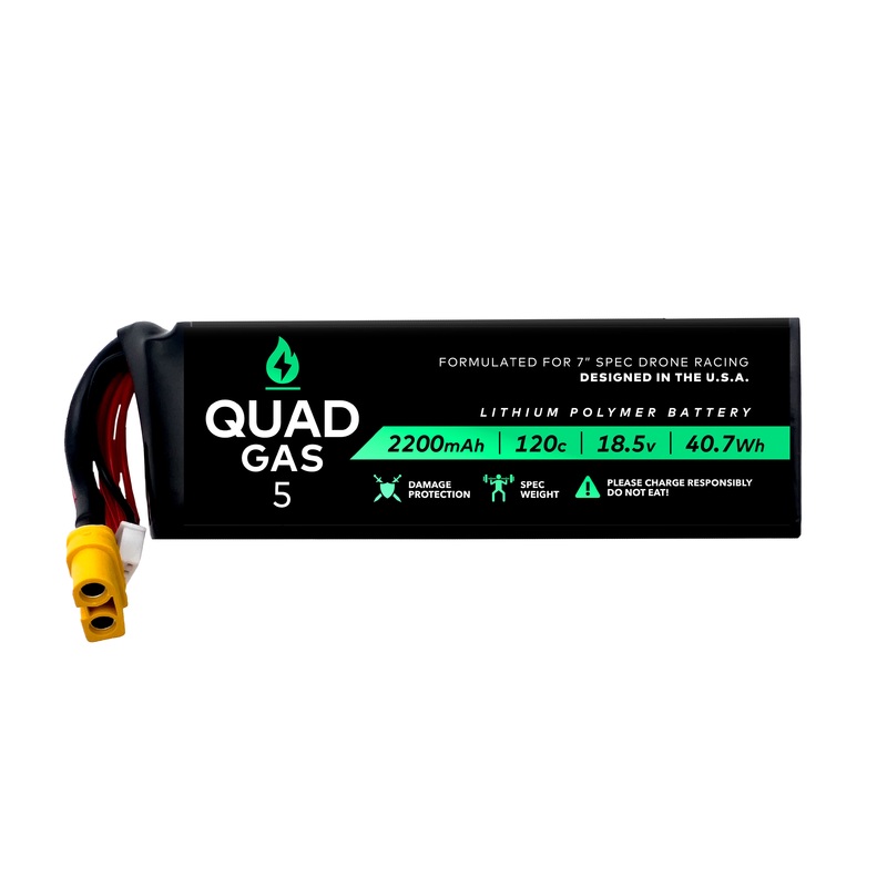 WREKD Quad Gas 5S 2200mAh Spec Racing Battery (1pc)
