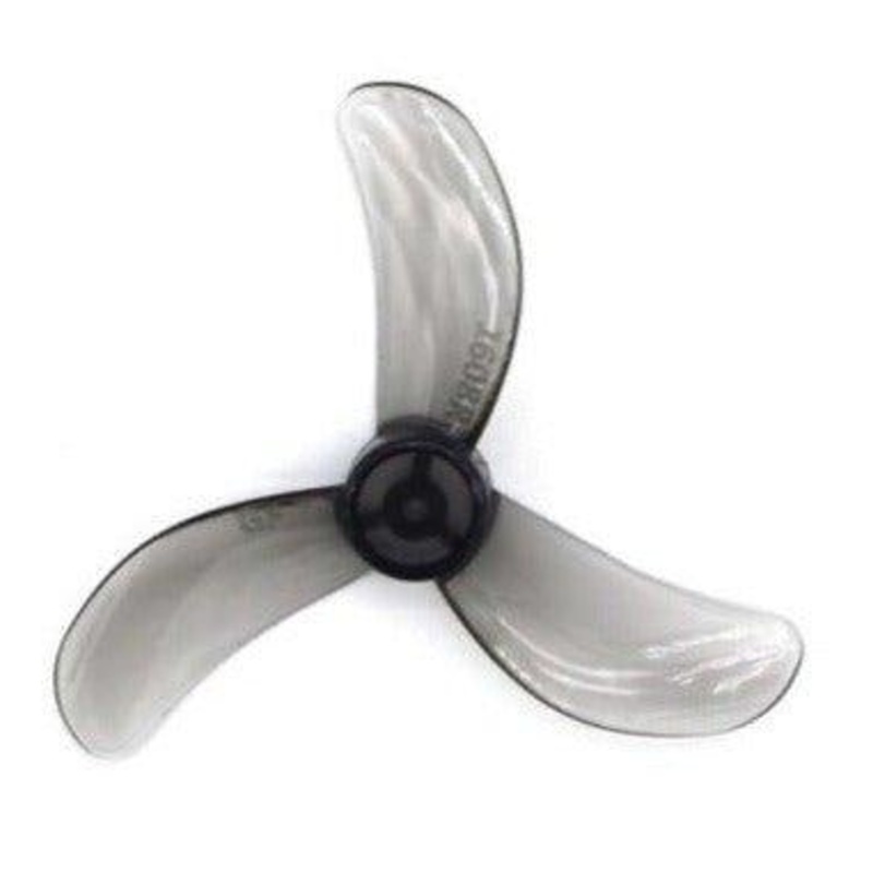 Gemfan 31mm 1208-3 / 1.2″ Tri-Blade Micro/Whoop FPV Drone Props (8 Pack) – Choose Shaft Size / Color