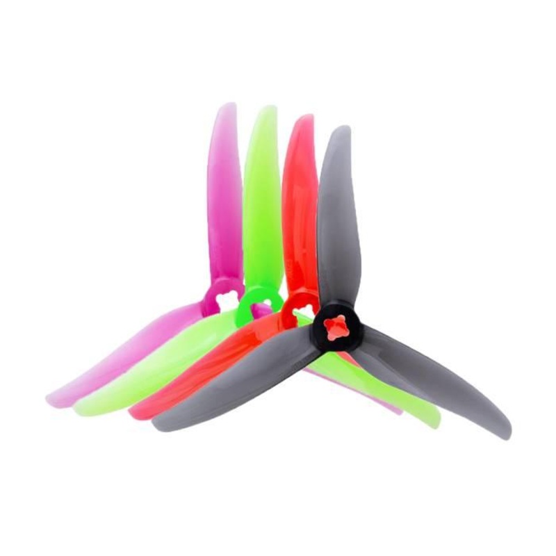 Gemfan Hurricane 4023-3 / 4″ Tri-Blade FPV Drone Props (4 Pack) – Choose Shaft Size / Color