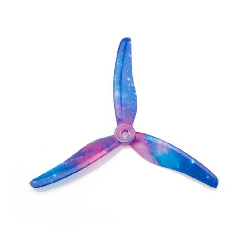Gemfan Hurricane 51433 Skitzo Galaxy 5135-3 / 5.1″ Tri-Blade FPV Drone Props (4 Pack) – Galaxy