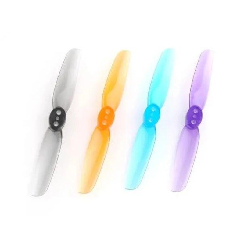 HQ Prop 65MM 2510-2 / 2.5″ Bi-Blade Micro/Whoop FPV Drone Props for 1.5mm Shaft T-Mounted (10 Pack) – Choose Color