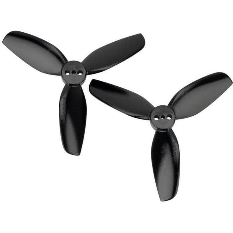 HQ Prop T2.5×2.5×3 2525-3 / 2.5″ Tri-Blade Micro/Whoop FPV Drone Props for 1.5mm Shaft T-Mounted (4 Pack) – Choose Color