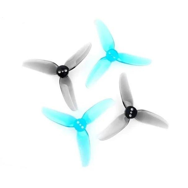 HQ Prop V2S 2.5x2x3 2520-3 / 2.5″ Tri-Blade Micro/Whoop FPV Drone Props for 1.5mm Shaft T-Mounted (4 Pack) – Choose Color
