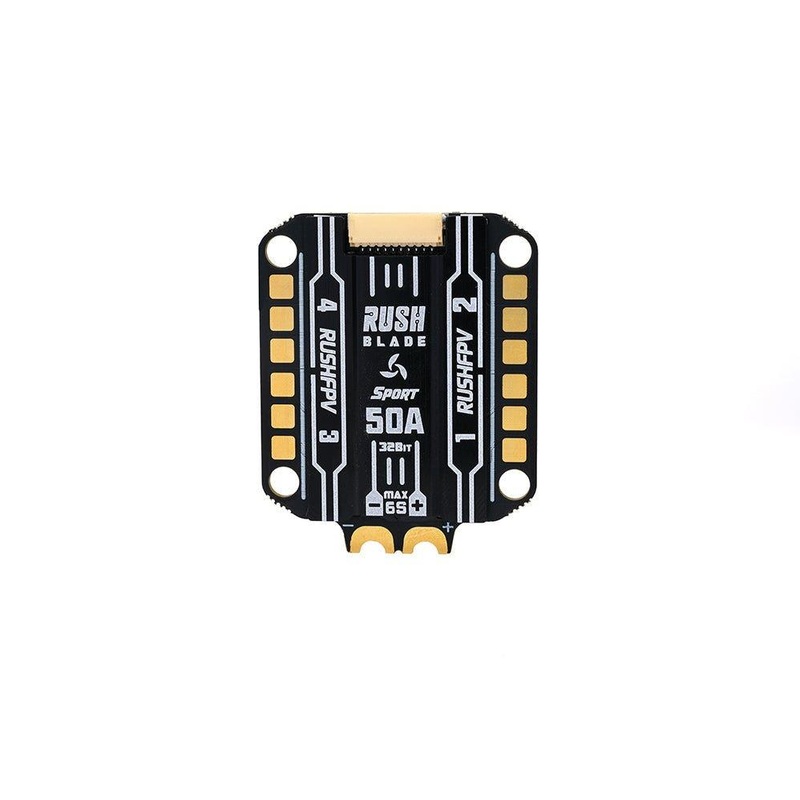 RUSHFPV Blade Sport 50A 30×30 F4 3-6S  4-in-1 24-128k ESC