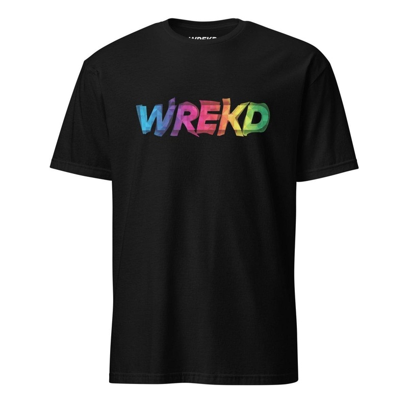WREKD Colorful Warped Logo Unisex Tee