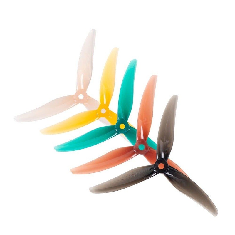 Gemfan Freestyle 3S 5133-3 / 5.1″ Tri-Blade Bando/Freestyle FPV Drone Props (4 Pack) – Choose Color
