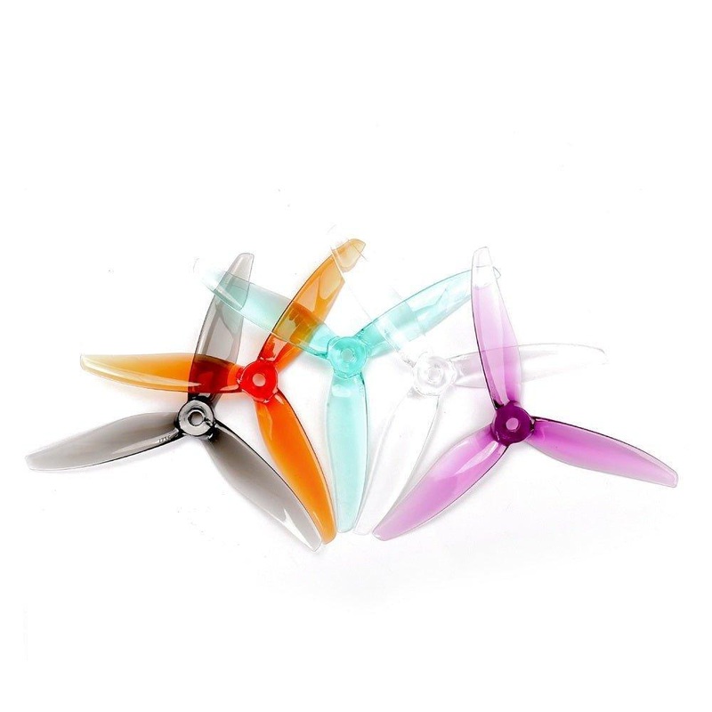 Gemfan Hurricane 5127-3 / 5.1″ Tri-Blade FPV Drone Props (4 Pack) – Choose Color
