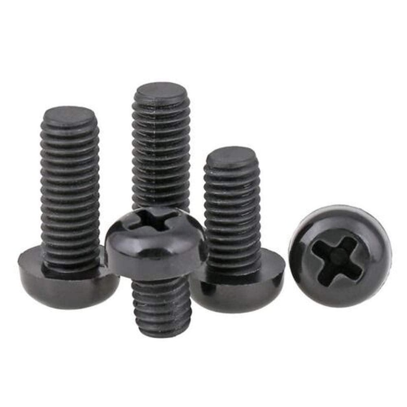 M3 Button Head, Philips Socket, Nylon Plastic Bolts (5 pcs) – Choose Length