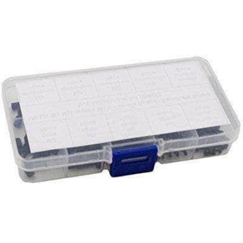 M3 Nylon Hex Male-Female Spacer Standoffs Screw Nut Assortment Kit – Black