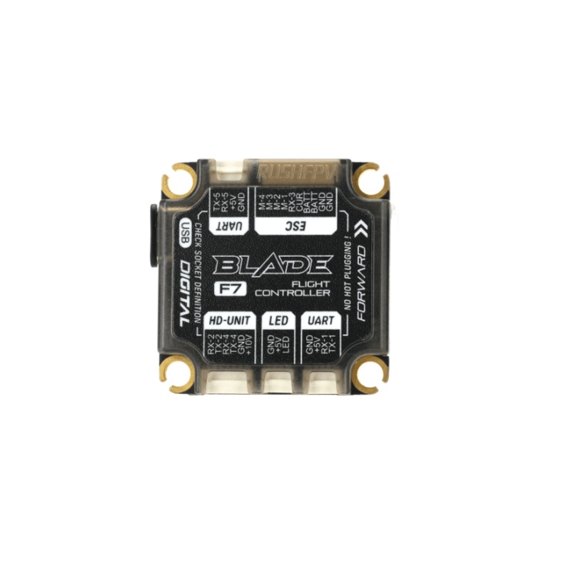 (NEW, OPEN BOX) RUSHFPV Blade F722 V2 30x30mm Flight Controller for DJI Digital