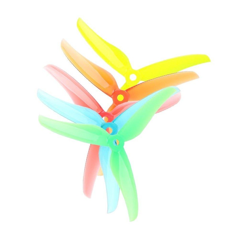 T-Motor T5146 5146-3 / 5.1″ Tri-Blade FPV Drone Racing Props (4 Pack) – Choose Color