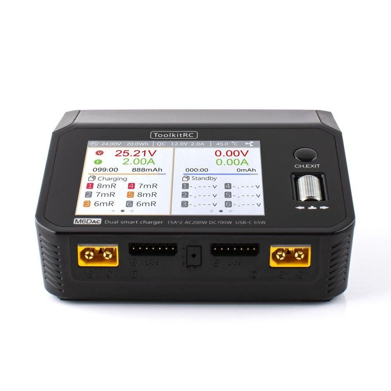 ToolkitRC M6DAC AC / DC Smart Charger AC 200w / DC 350w Five33 Edition