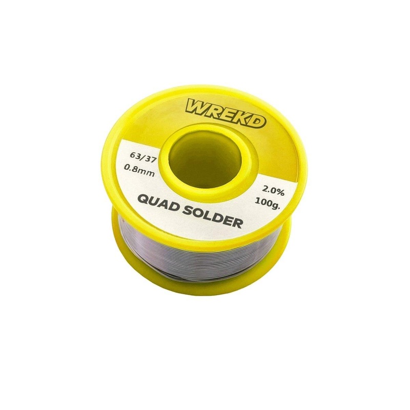 WREKD Premium Solder 100g, 63/37, 0.8mm