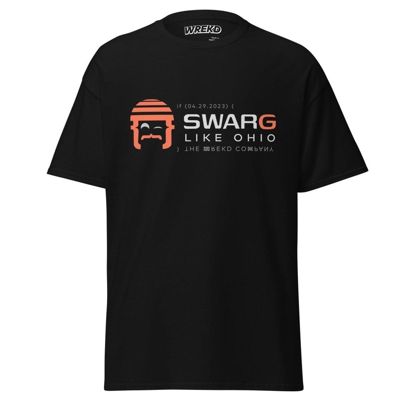 WREKD “SWARG LIKE OHIO” Parody Goggle Dooms Day Men’s Classic Tee