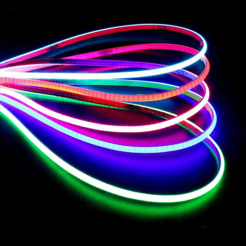 24V COB LED Flexible Strip, 4mm, 480LEDs/M – Choose Color / Length