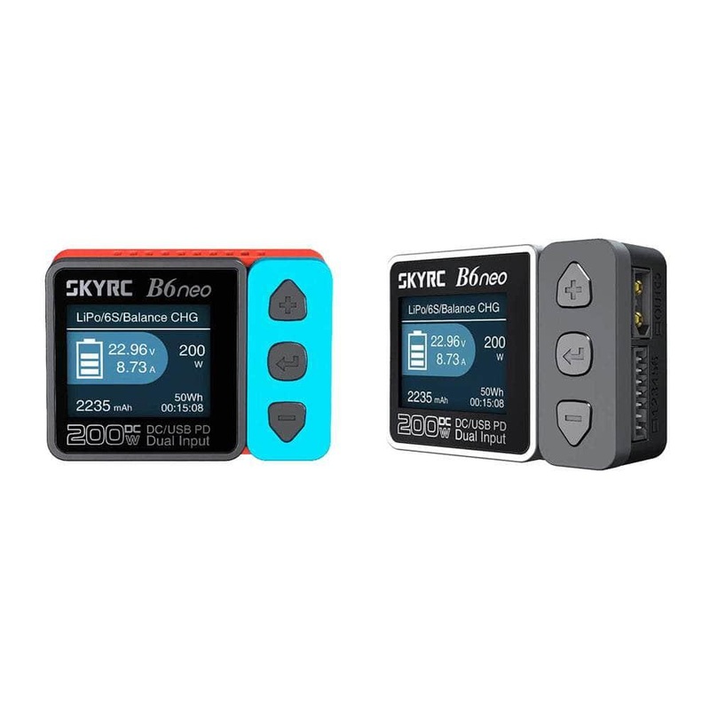 SkyRC B6 Neo 200w 10A 1-6S DC Smart Charger XT60 – Choose Color