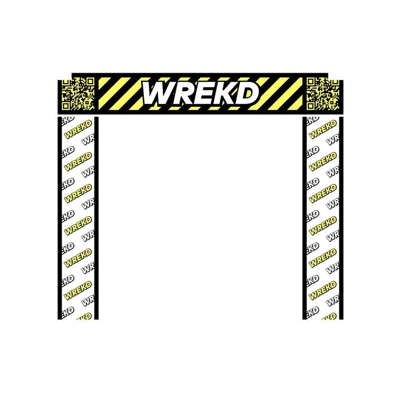 WREKD 5′ x 5′ Racing Gate Fabric (No poles)