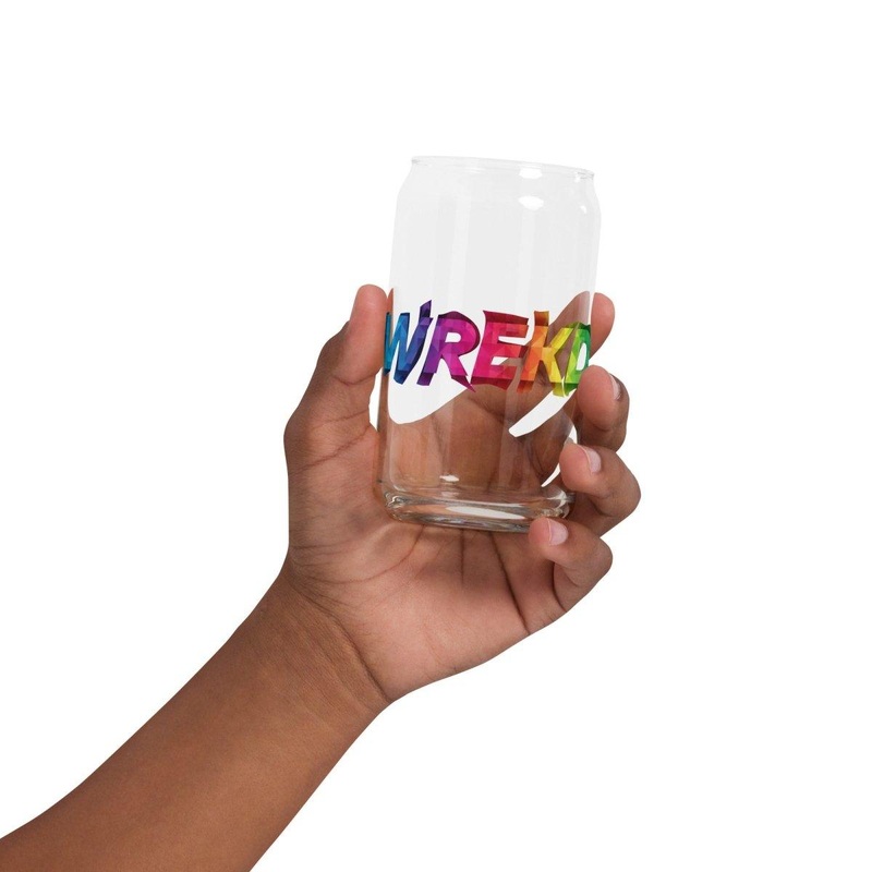 WREKD Colorful Can-shaped glass