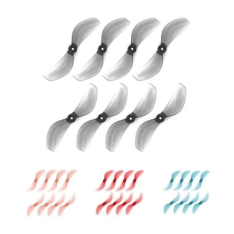 Gemfan 45mm 1815-2 / 1.8″ Ducted Bi-Blade Micro/Whoop FPV Drone Props for 1.5mm Shaft (8 Pack) – Choose Color