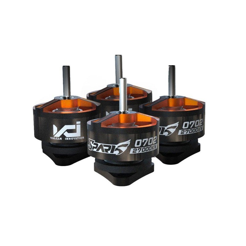 VCI Spark 0702 Dual-Bearing Micro/Whoop FPV Drone Racing Motors (Set of 4) – Choose Kv