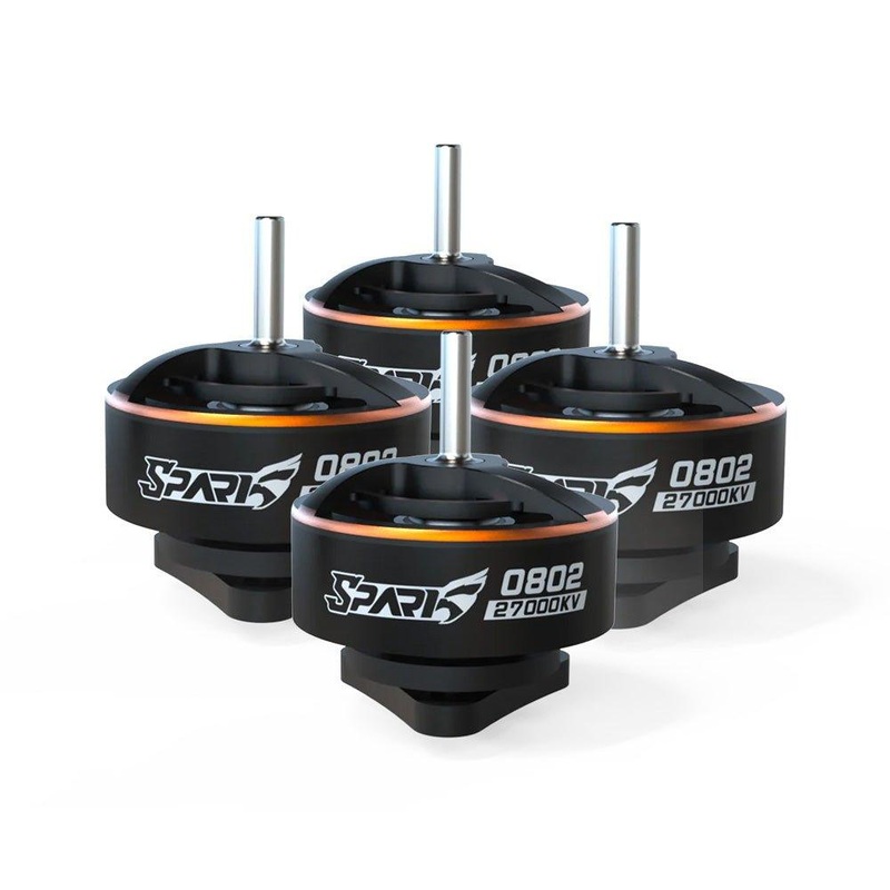 VCI Spark 0802 Dual Bearing High Performance Micro/Whoop FPV Drone Racing Motors (Set of 4) – Choose Kv