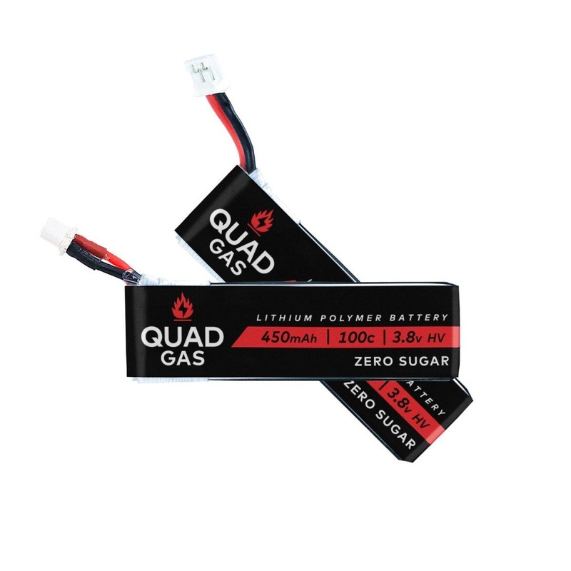 WREKD Quad Gas 1S 450mAh V1 Battery (1 pack) – Choose Connector