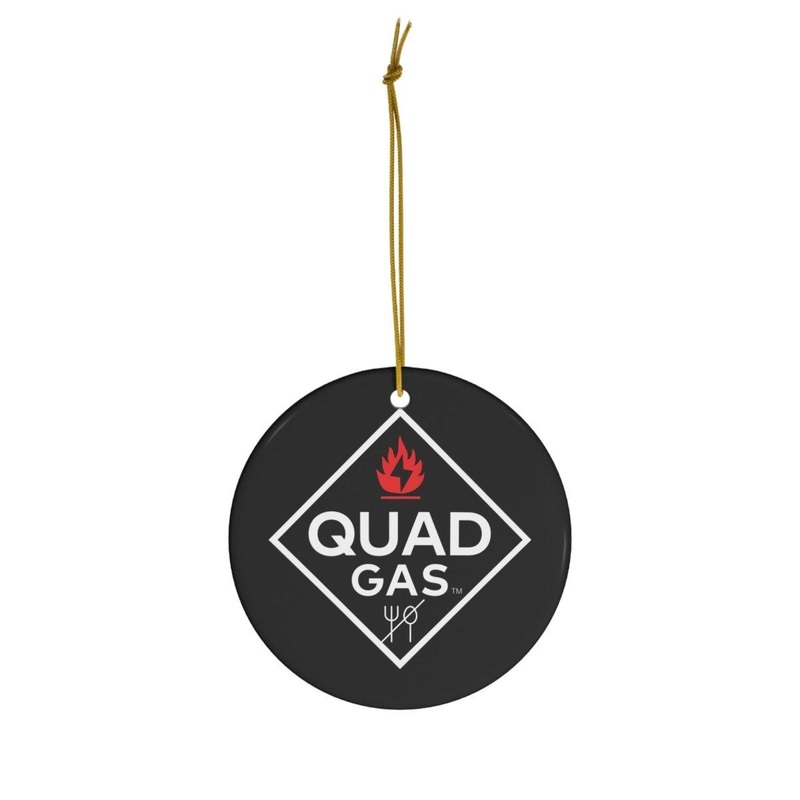 WREKD Quad Gas Ceramic Tree Ornament