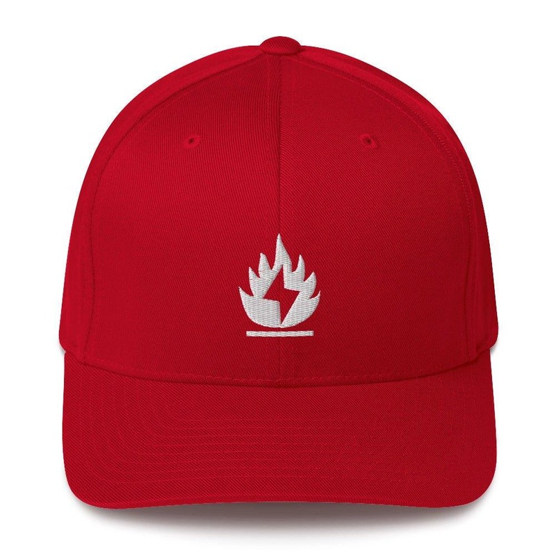 WREKD Quad Gas “Fire Bolt” Structured Twill Cap by WREKD Co.