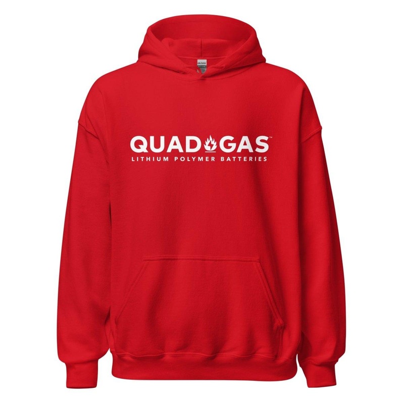 WREKD Quad Gas Red Unisex Hoodie